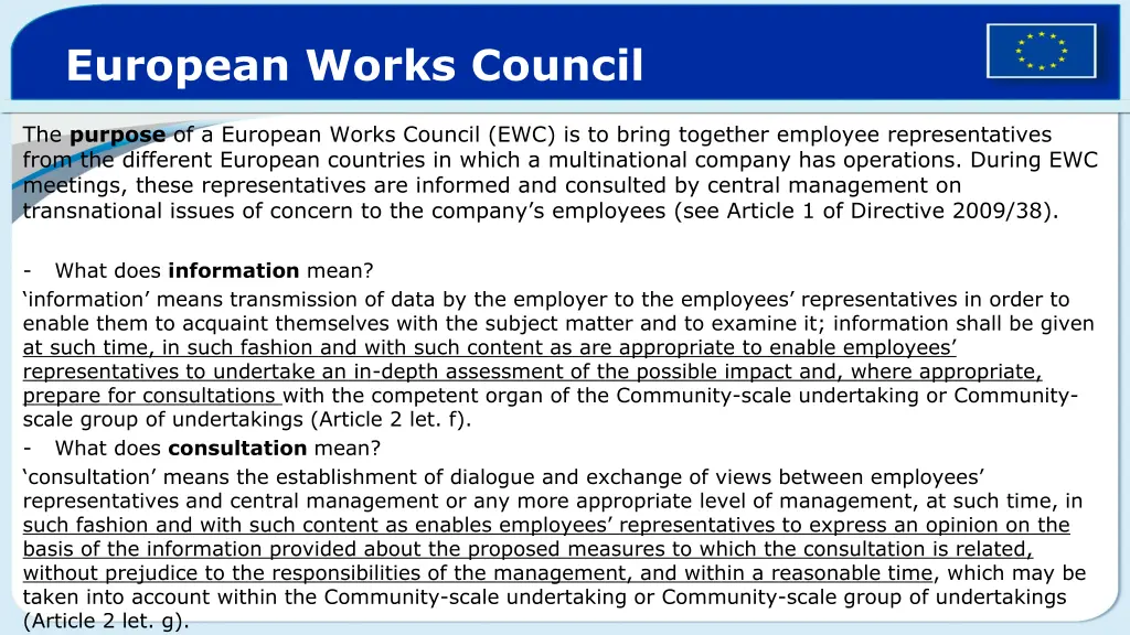 european works council