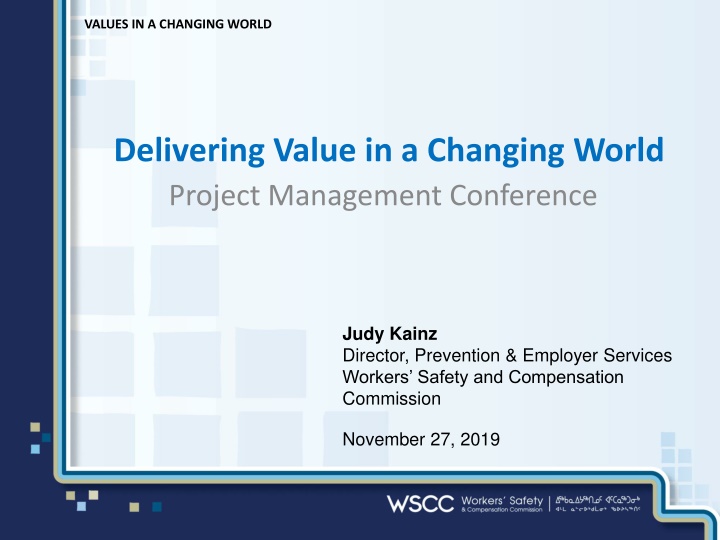 values in a changing world