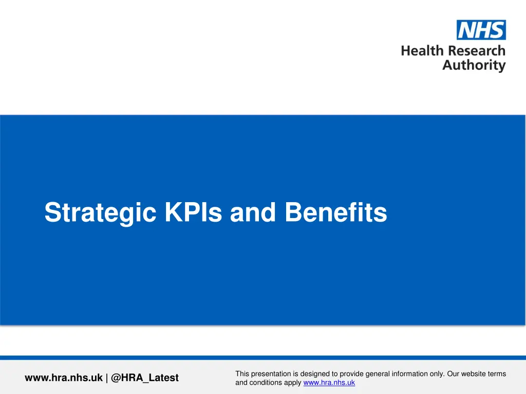 strategic kpis and benefits