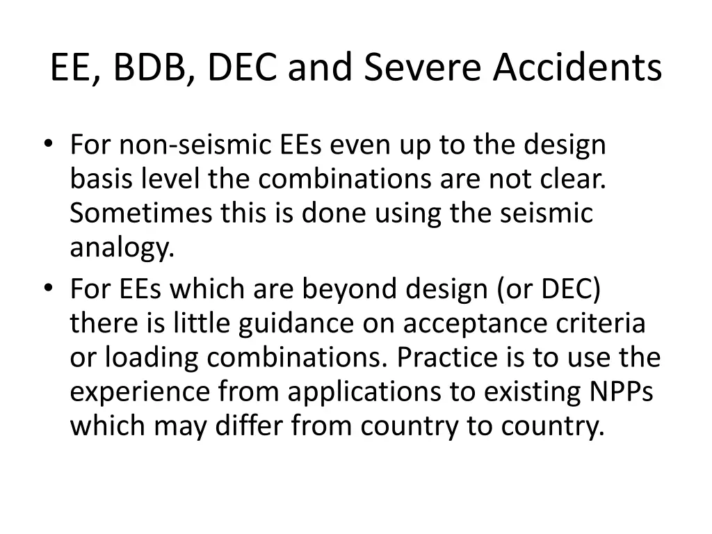 ee bdb dec and severe accidents 1