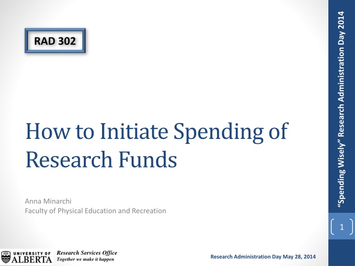 spending wisely research administration day 2014