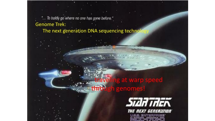 genome trek the next generation dna sequencing