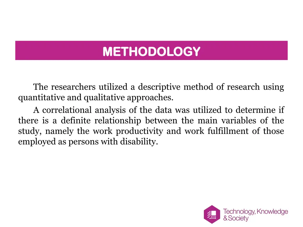 methodology methodology