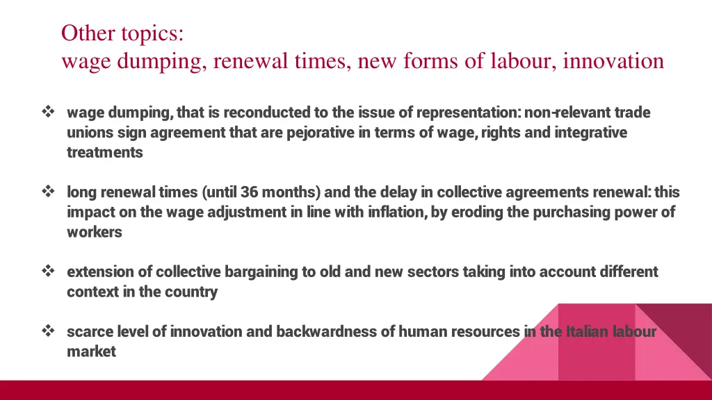 other topics wage dumping renewal times new forms