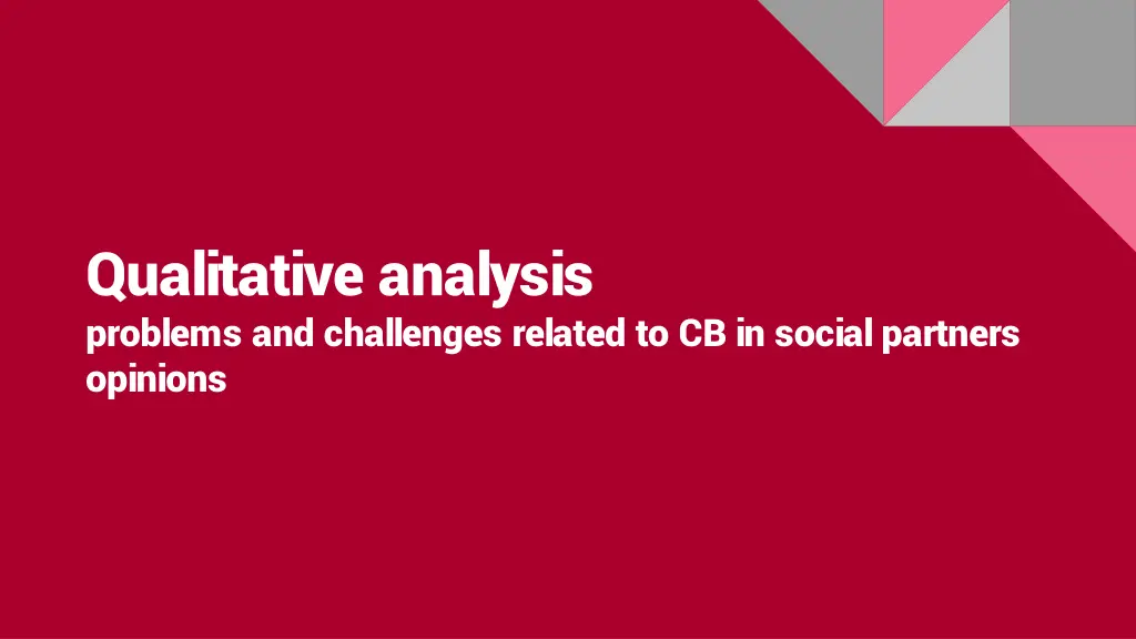 qualitative analysis problems and challenges