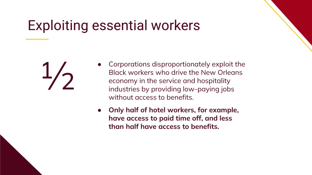 exploiting essential workers