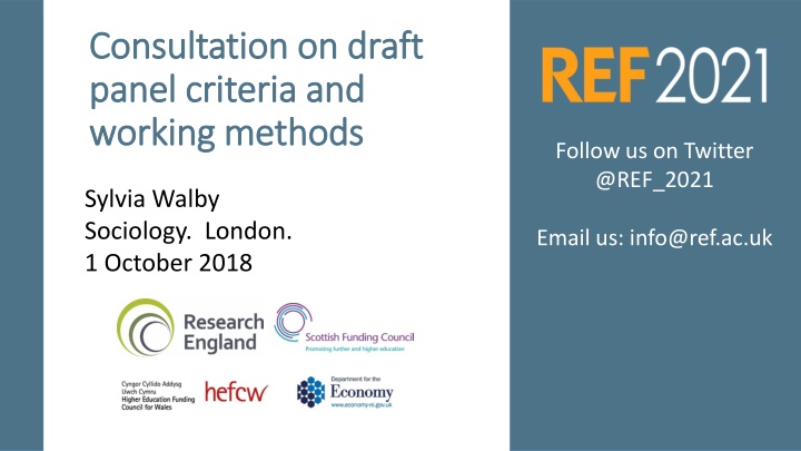 consultation on draft consultation on draft panel