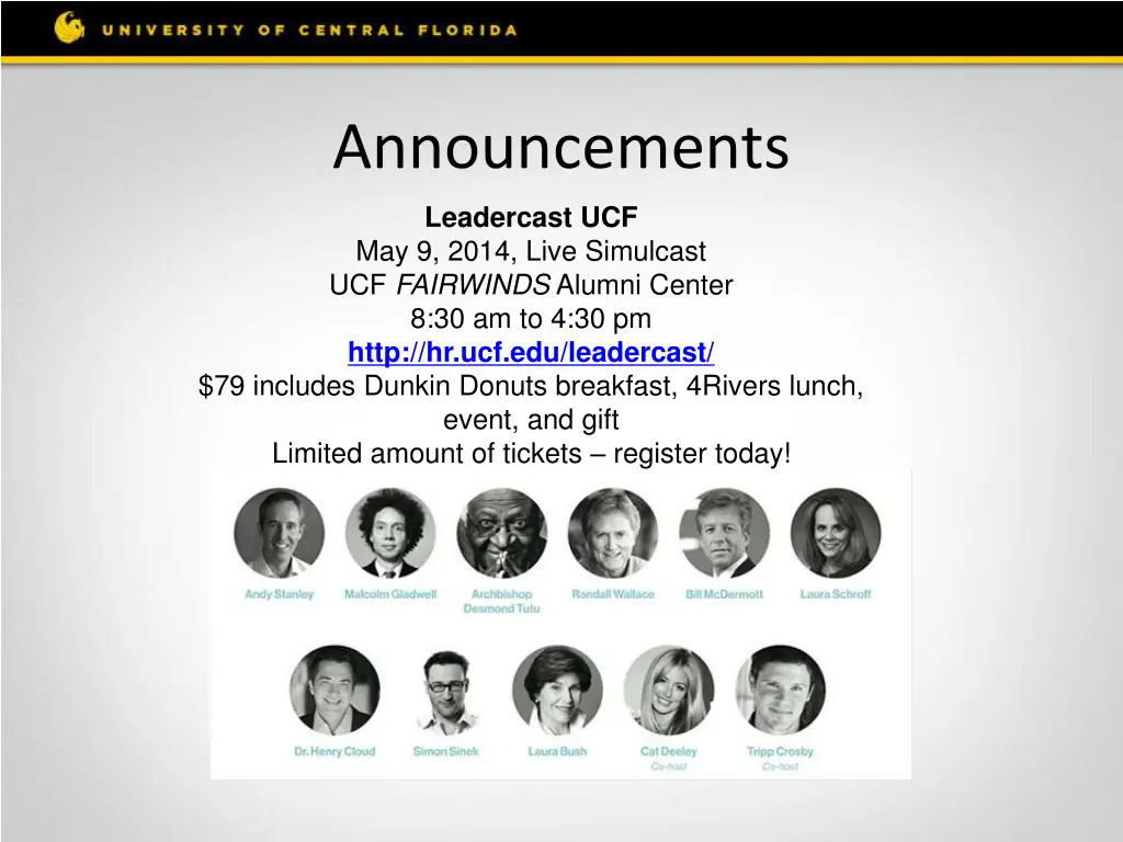 announcements 2