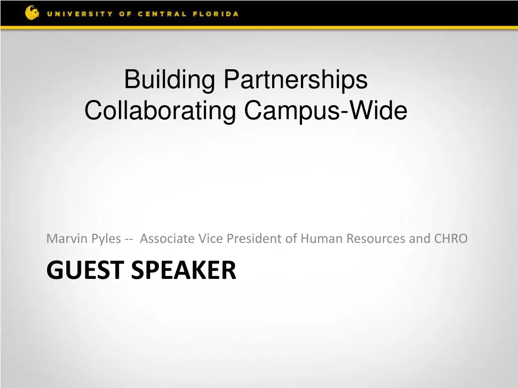 building partnerships collaborating campus wide 1