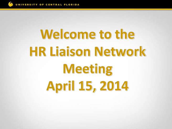 welcome to the hr liaison network meeting april