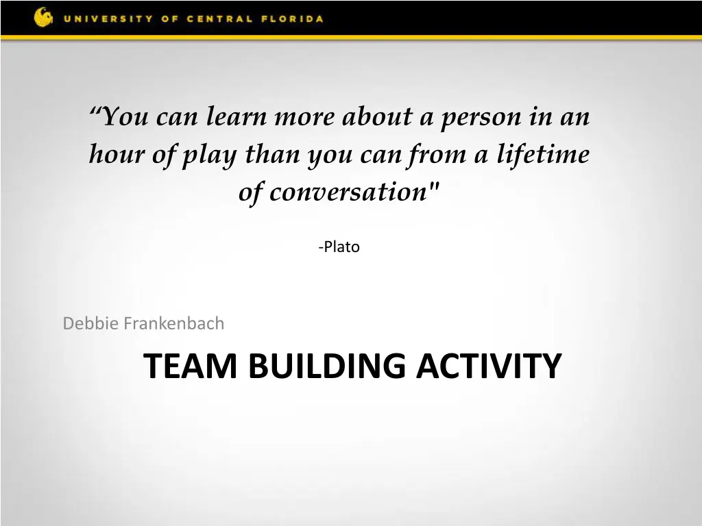 you can learn more about a person in an hour