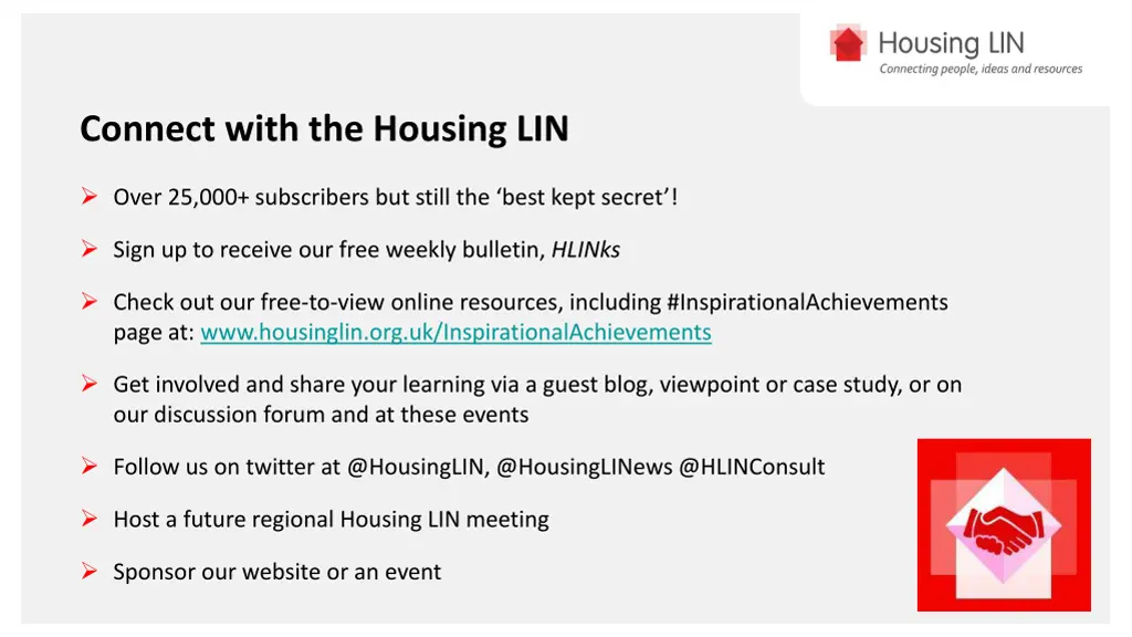 connect with the housing lin