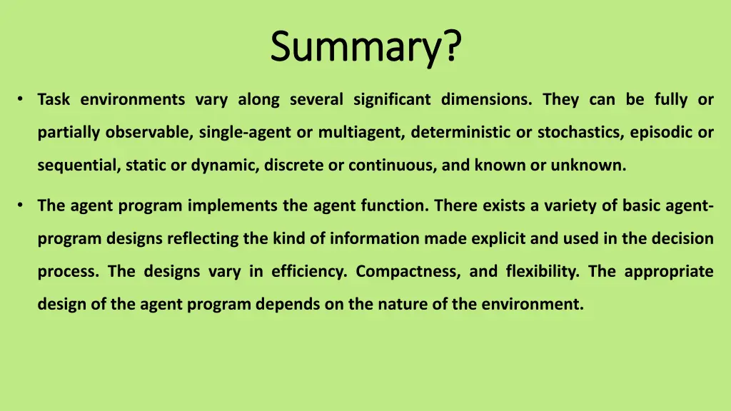 summary summary 1