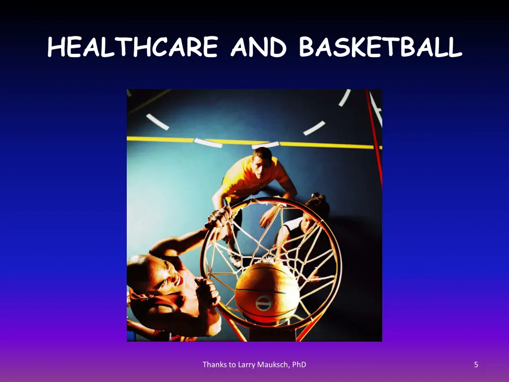 healthcare and basketball