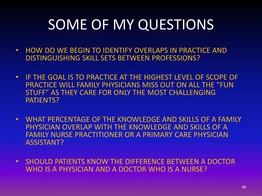 some of my questions 3