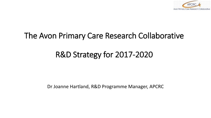 the avon primary care research collaborative