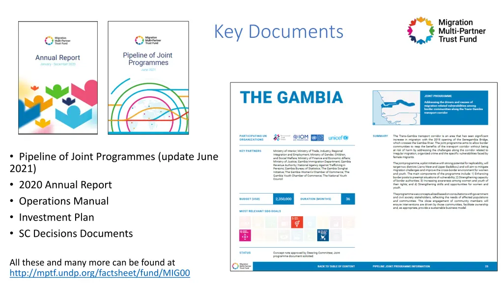 key documents