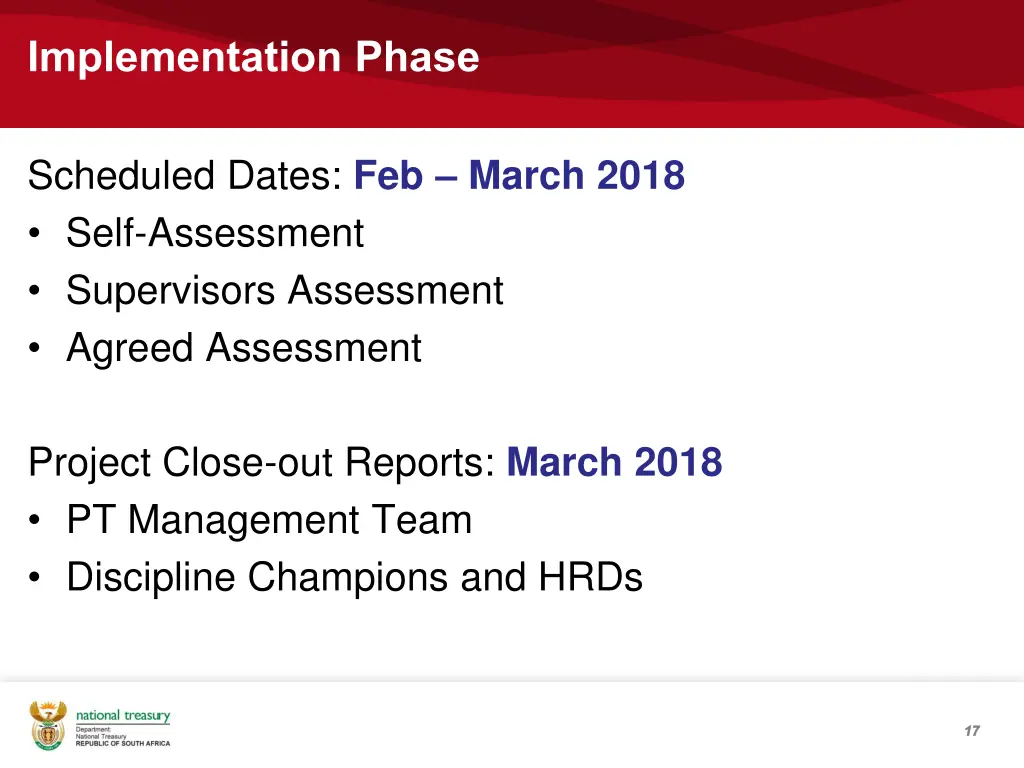 implementation phase