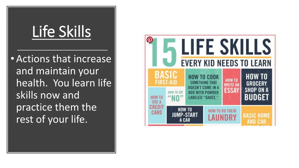 life skills life skills
