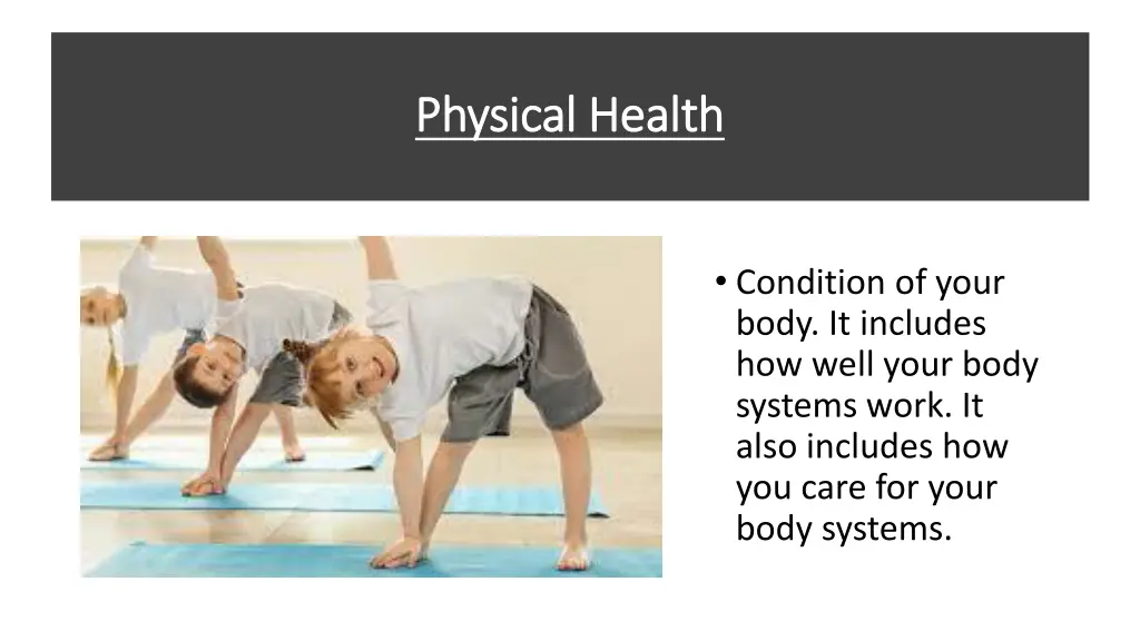 physical health physical health