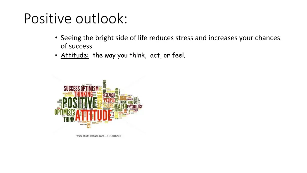positive outlook