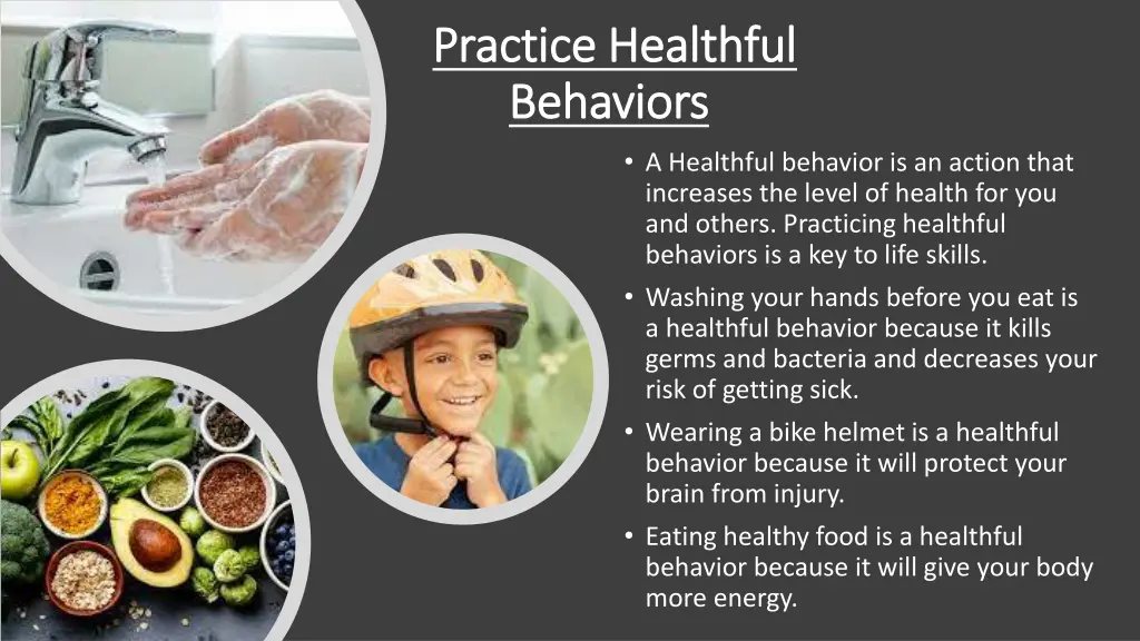 practice healthful practice healthful behaviors