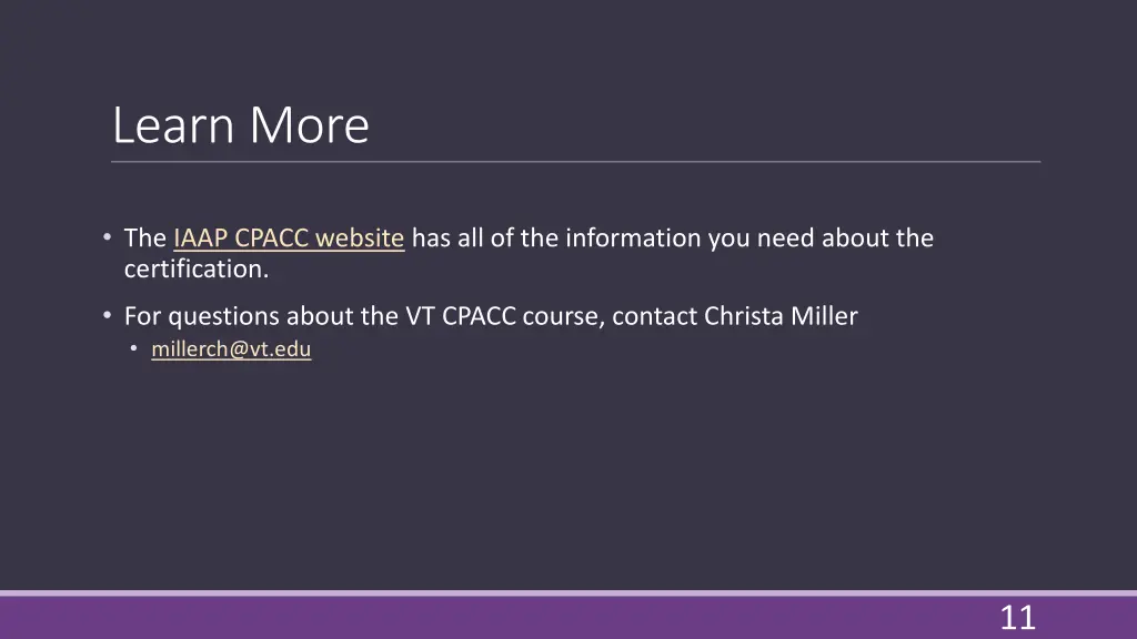 learn more