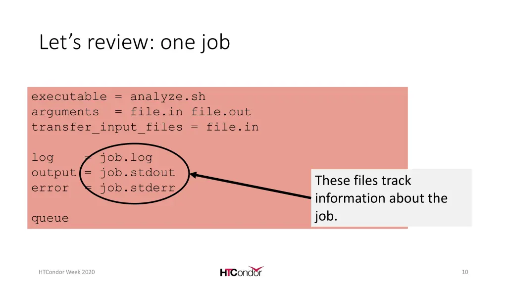 let s review one job 2