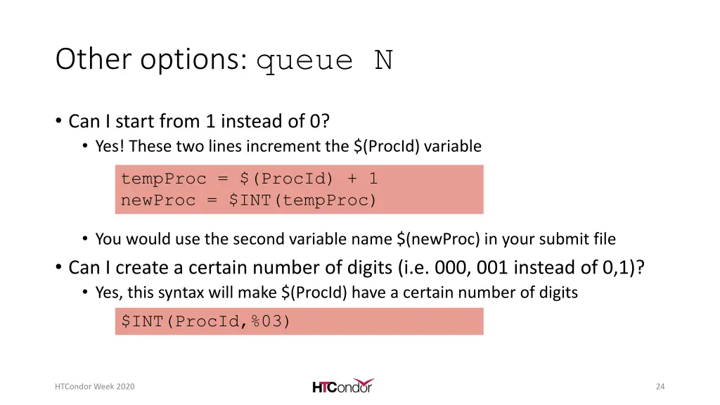 other options queue n