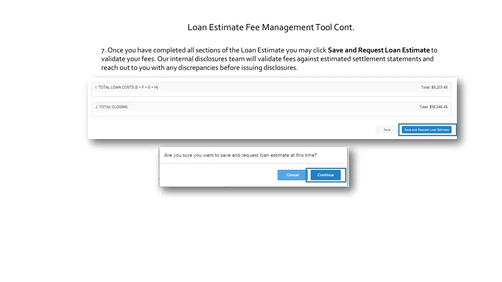 loan estimate fee management tool cont 4