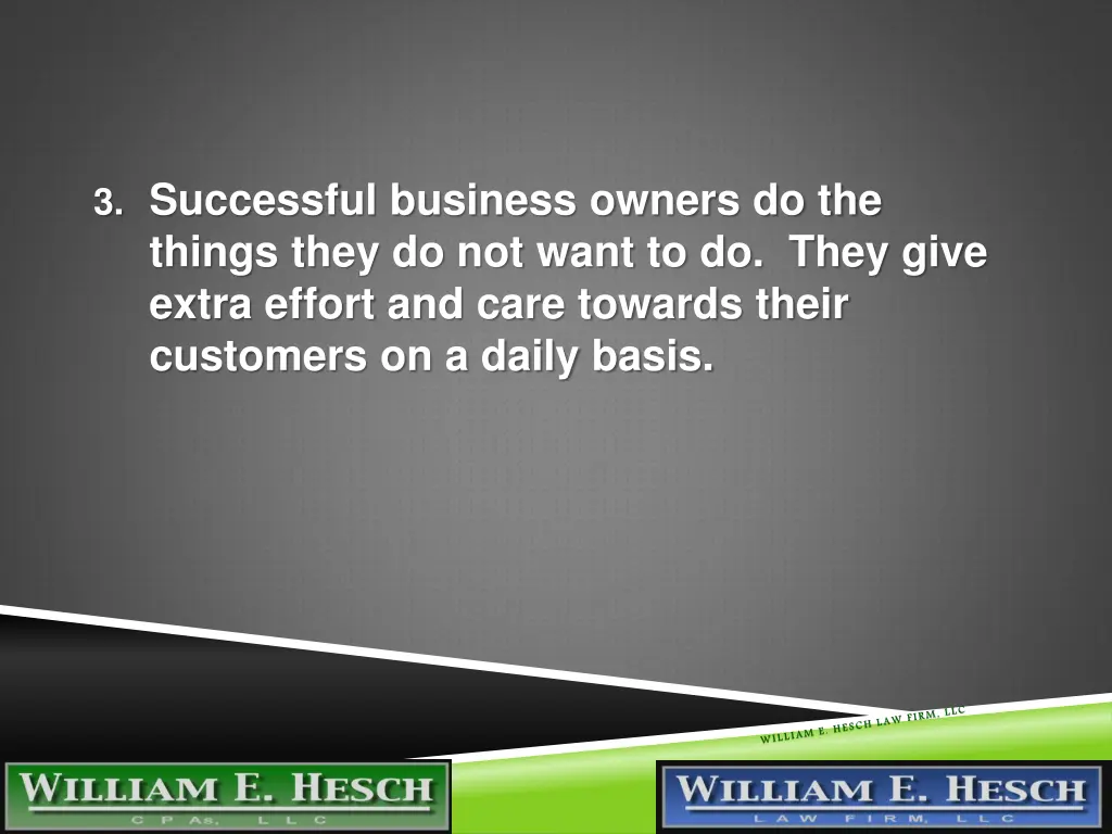 3 successful business owners do the things they
