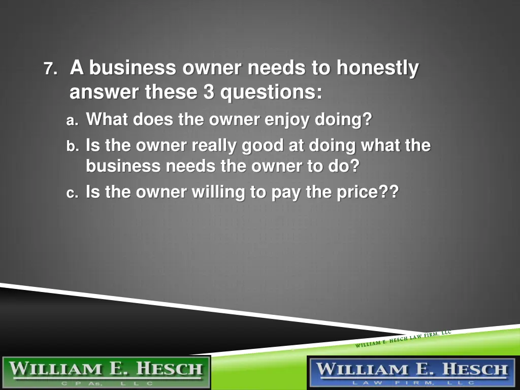 7 a business owner needs to honestly answer these