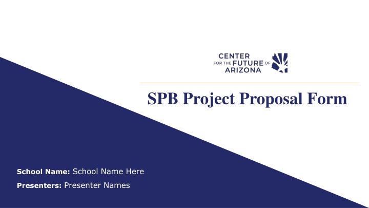 spb project proposal form