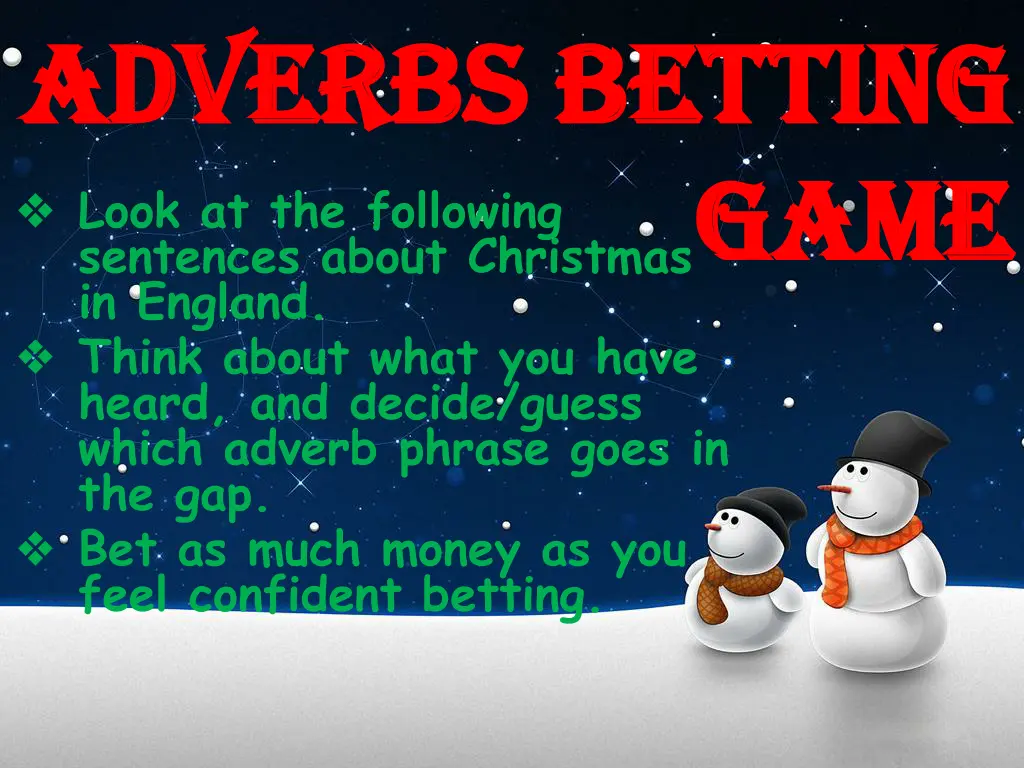 adverbs betting adverbs betting