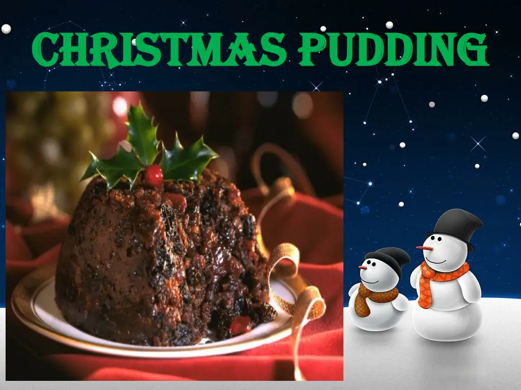 christmas pudding christmas pudding