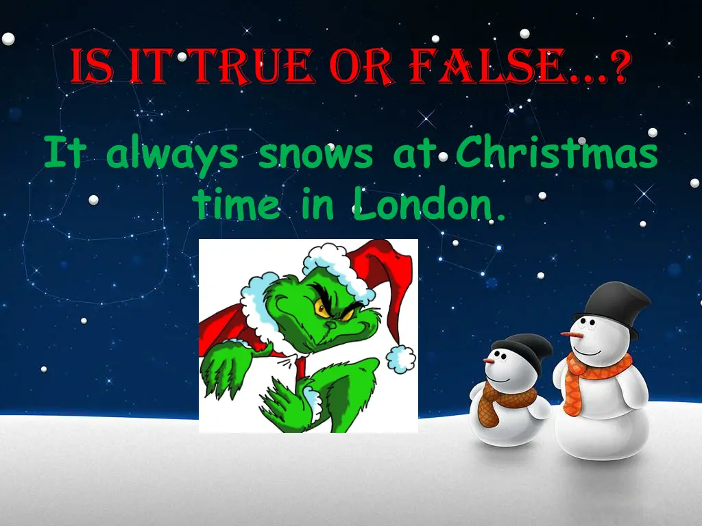 is it true or false