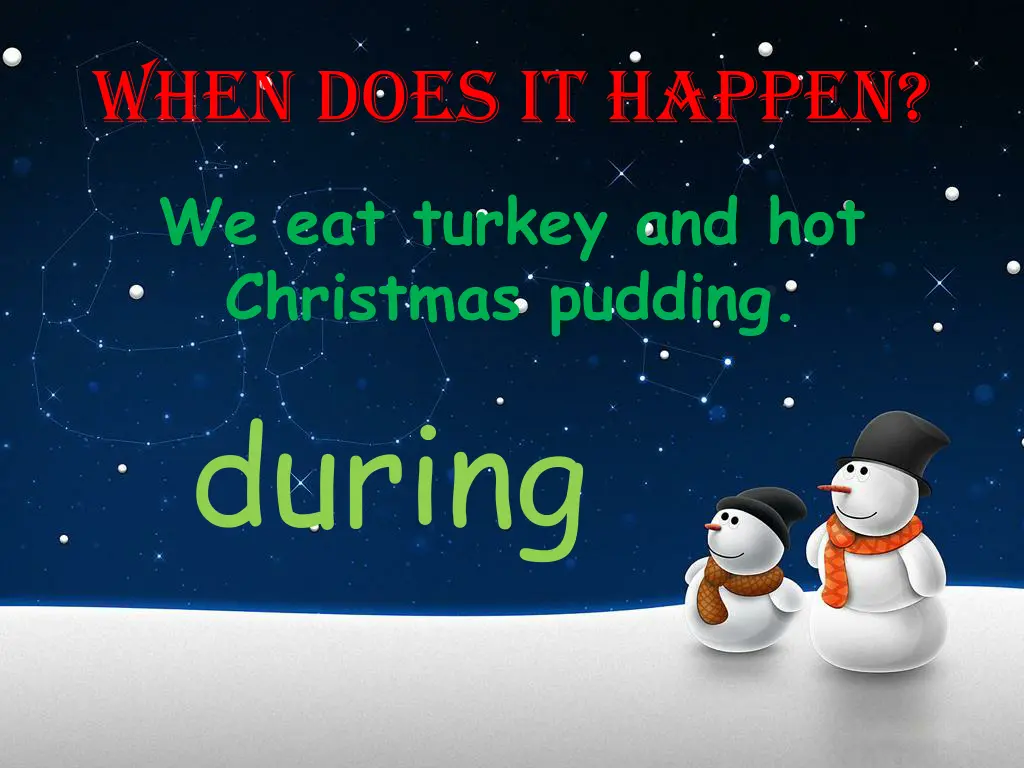 when does it happen 1