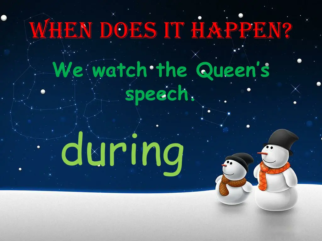 when does it happen 2