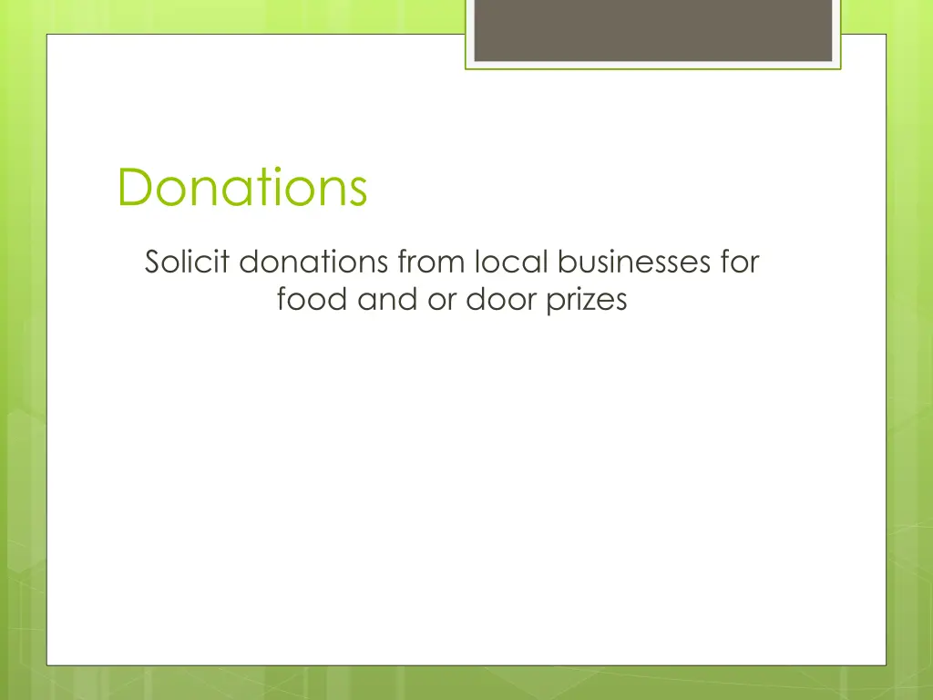 donations