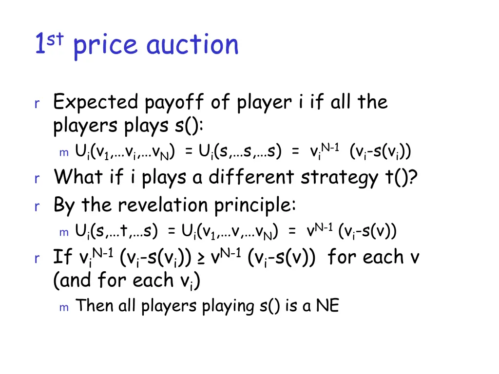 1 st price auction 4