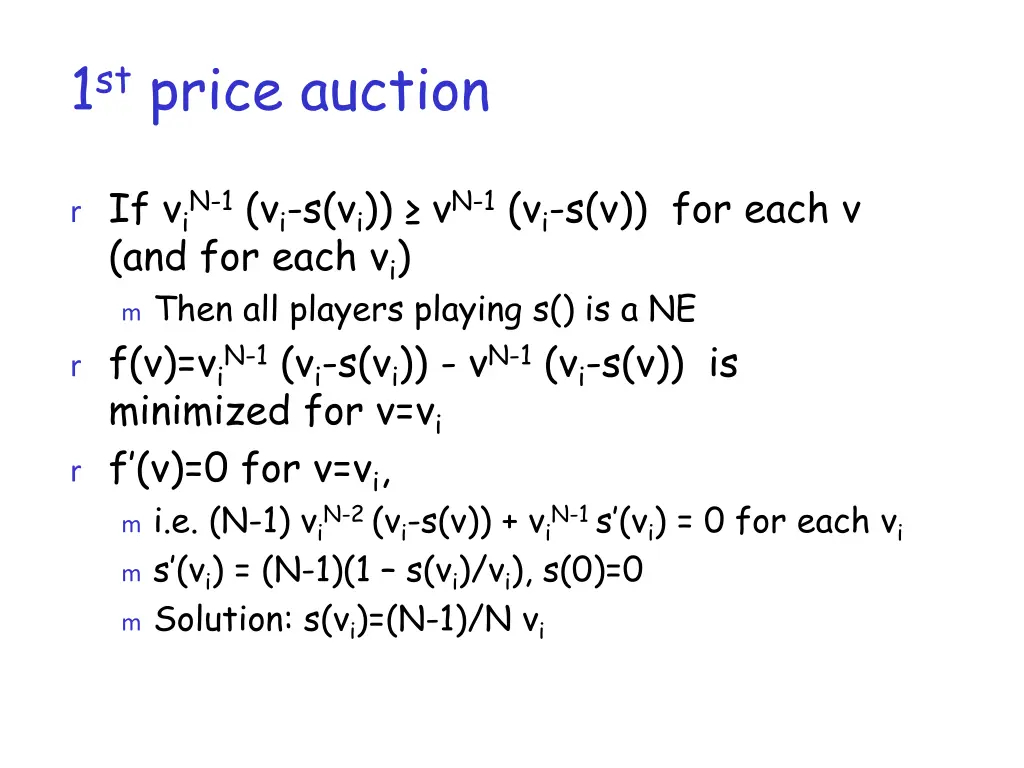 1 st price auction 5