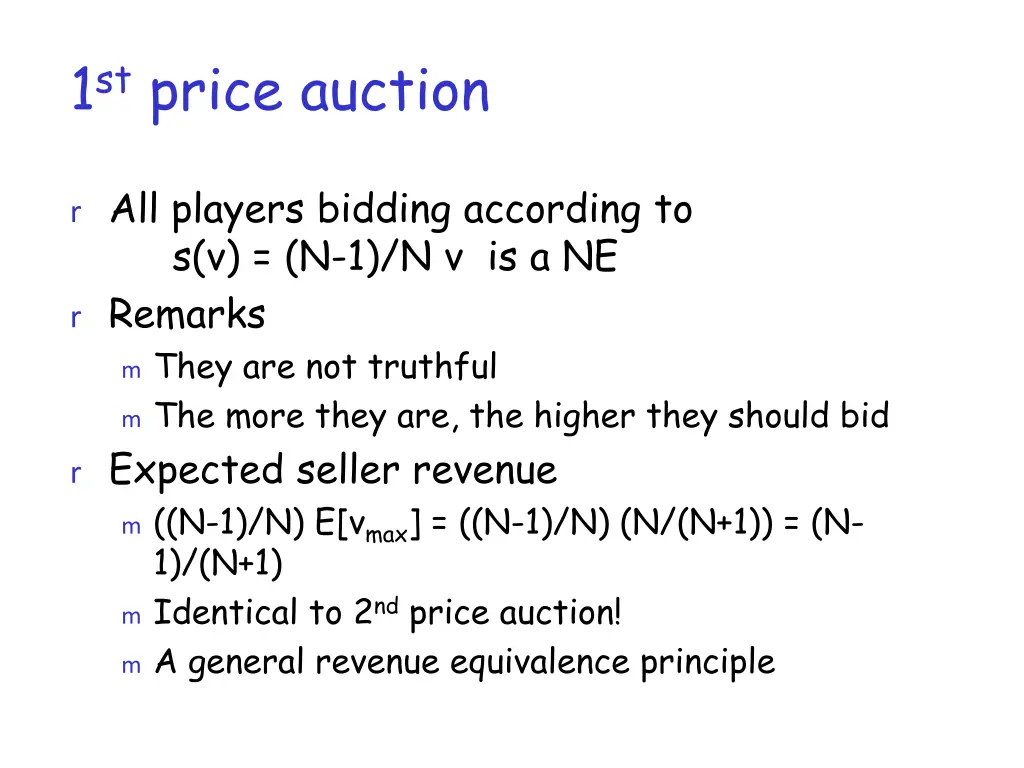 1 st price auction 6