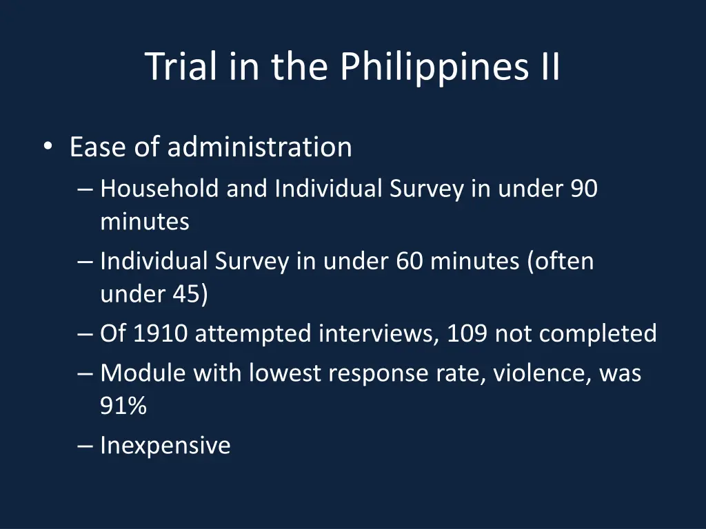 trial in the philippines ii