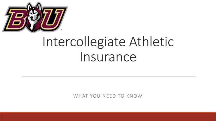 intercollegiate athletic insurance