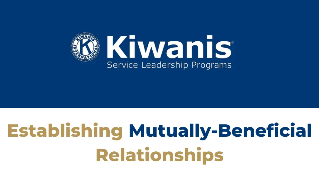 establishing mutually beneficial