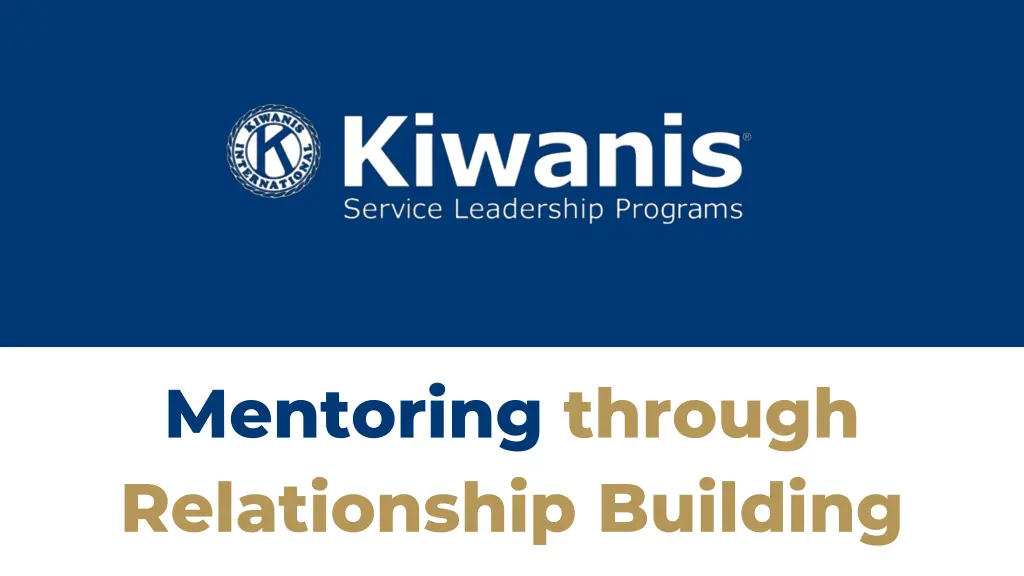 mentoring through