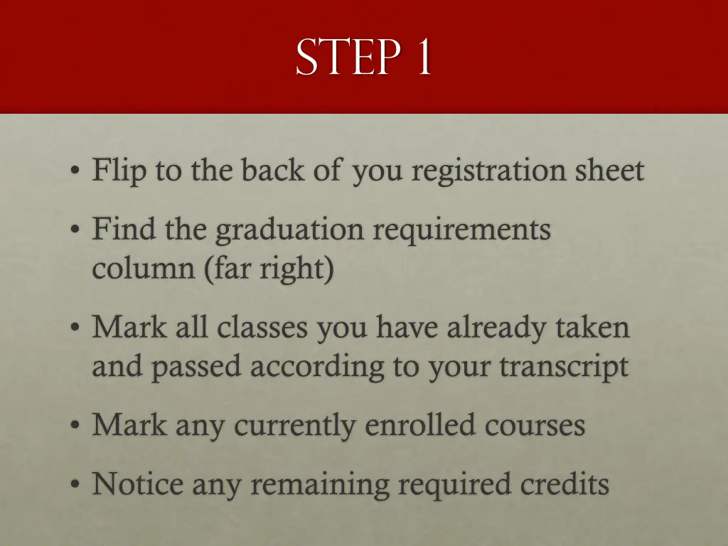step 1
