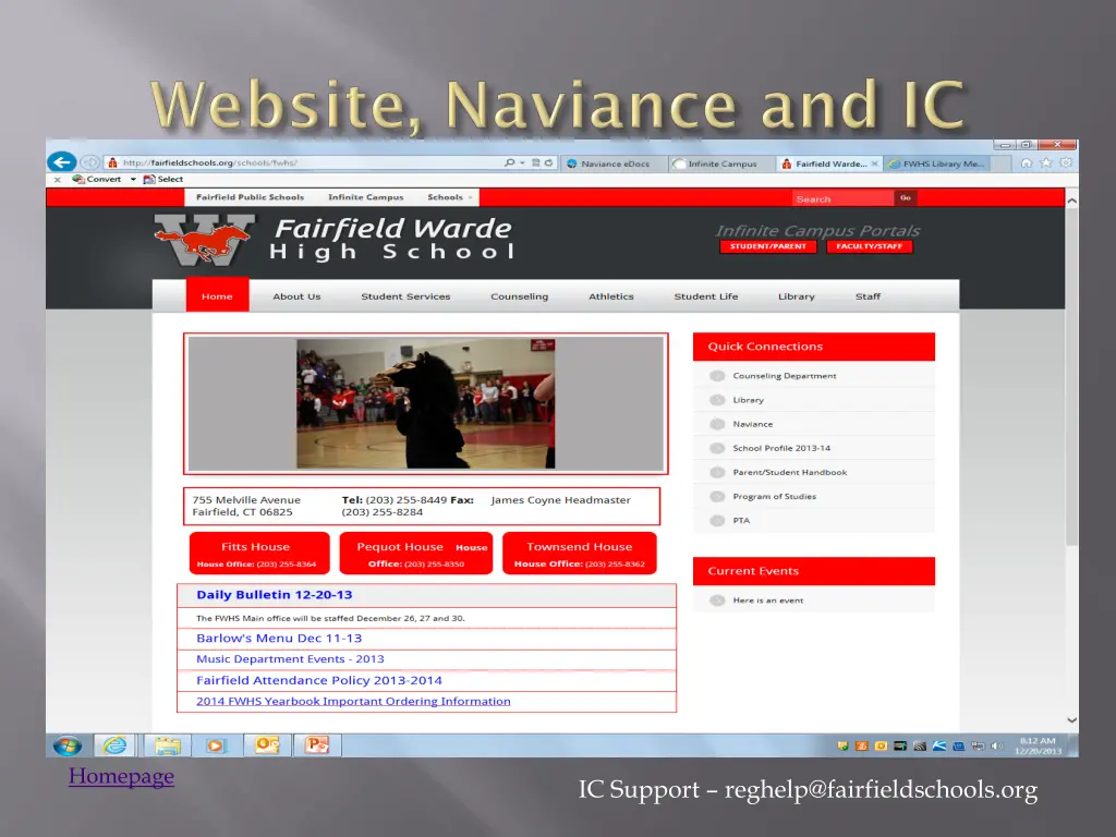 homepage