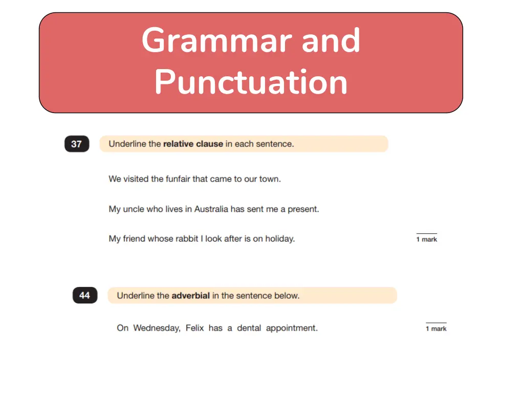 grammar and punctuation 1