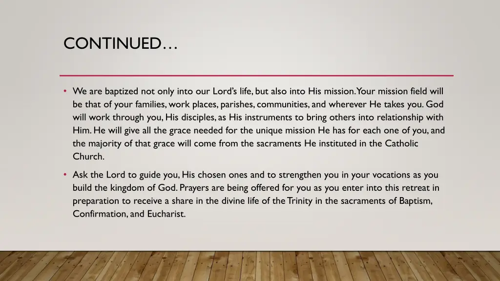 continued 1
